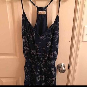 Hollister navy beach dress