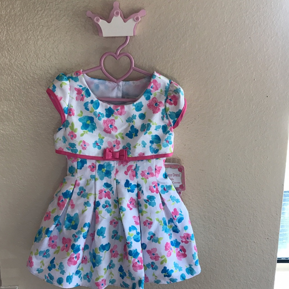 NWT Jona Michelle floral water color party dress.