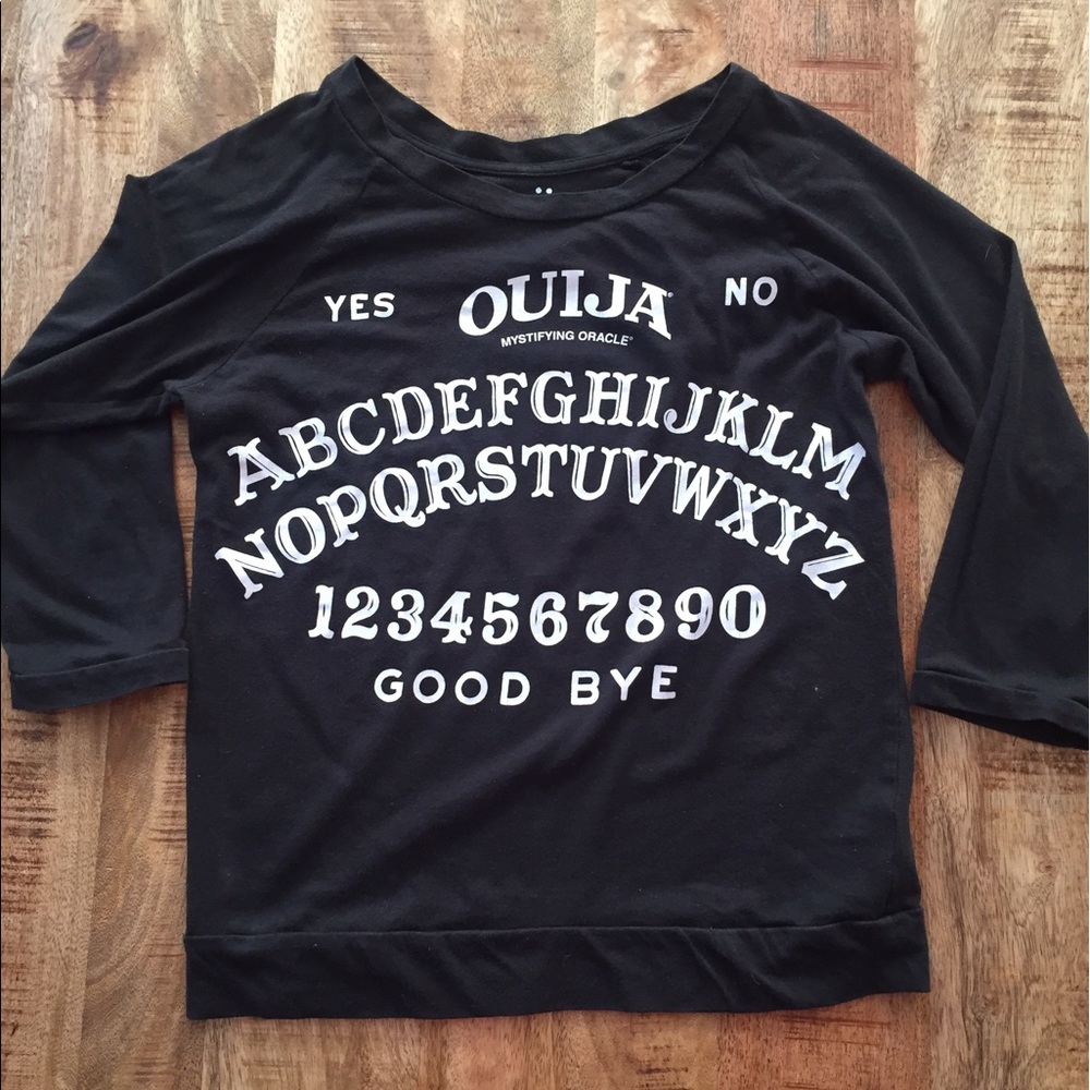 Black Ouija board tee
