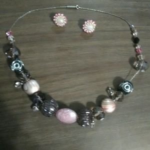 Pink necklace
