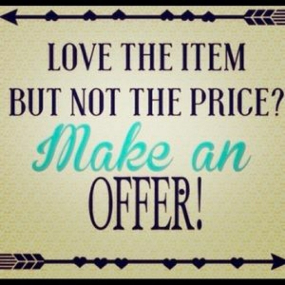 Reasonable offers accepted!