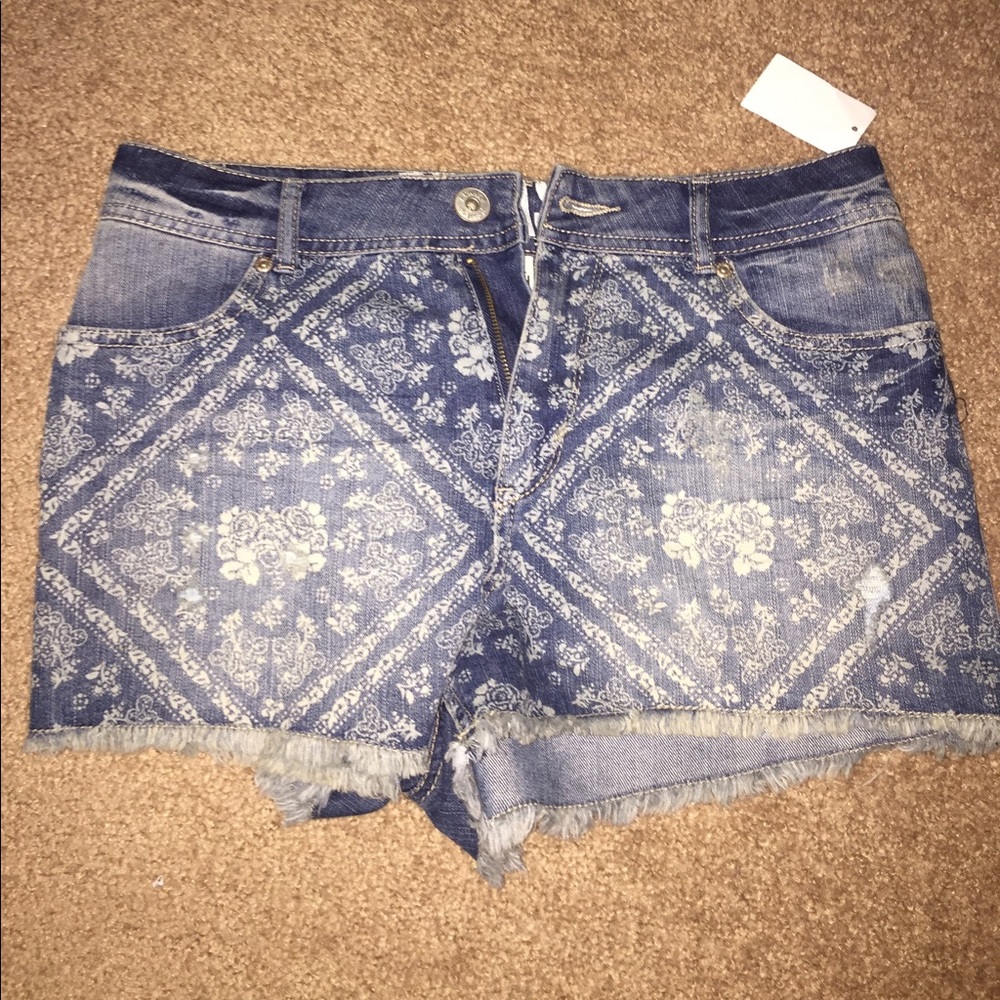 High waisted shorts