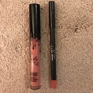 Kylie cosmetics koko K lipstick and liner