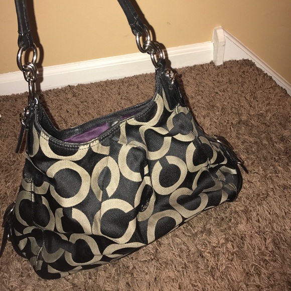 Black Coach Purse - Picture 3 of 3