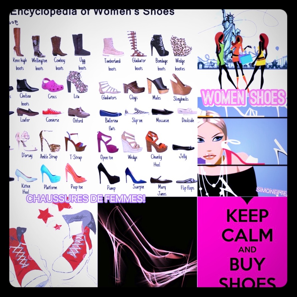 WOMEN ALL DIFFERENT KIND OF SHOES 👠