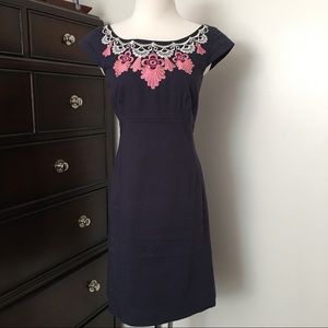 Lilly Pulitzer Embroidered Shift Dress Sz 2