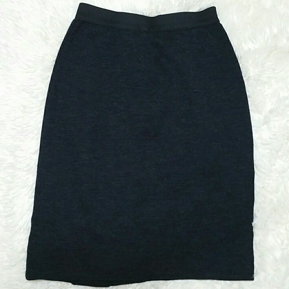 Martine Sitbon ruffle front wool pencil skirt - Picture 2 of 5