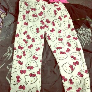 Hello kitty pj bottoms 2xl