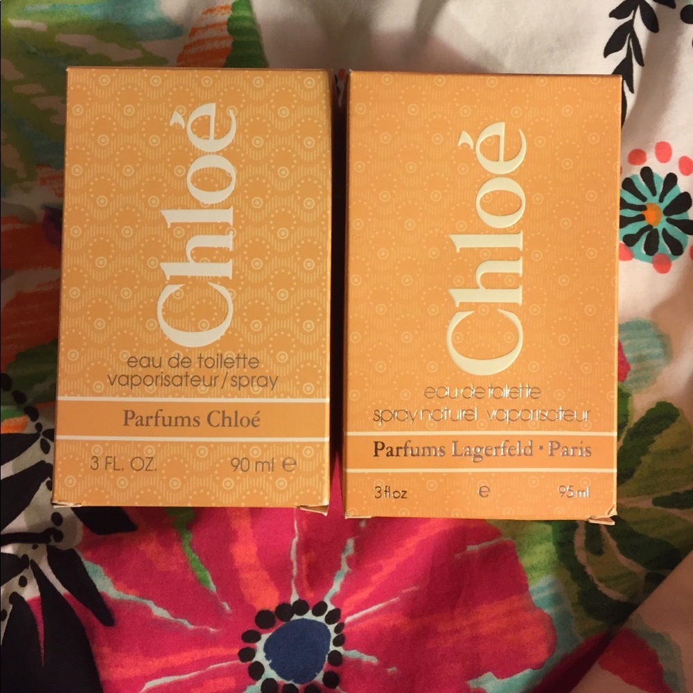 Chloé perfume boxes