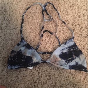 Tie dye swim top
