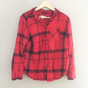 Ava & Viv Plaid Buttonup