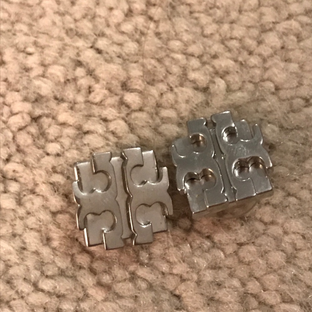 Large Tory Burch logo earrings