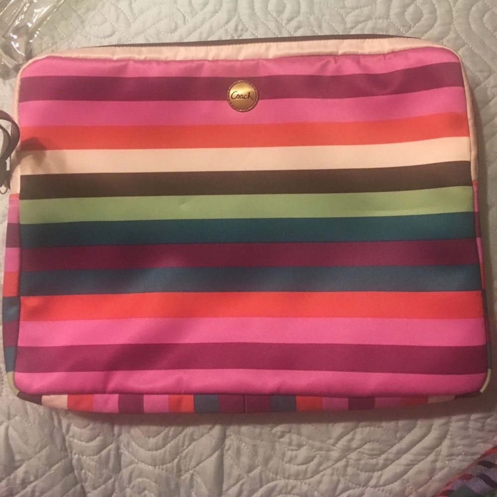 Coach computer cover