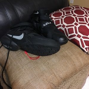 Black Lebron James Nike Basketball shoe