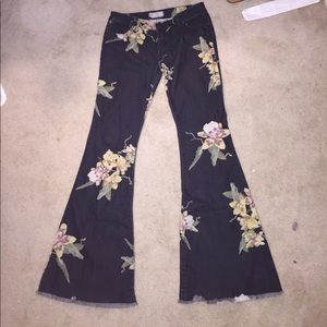 FREE PEOPLE | floral hippie pants