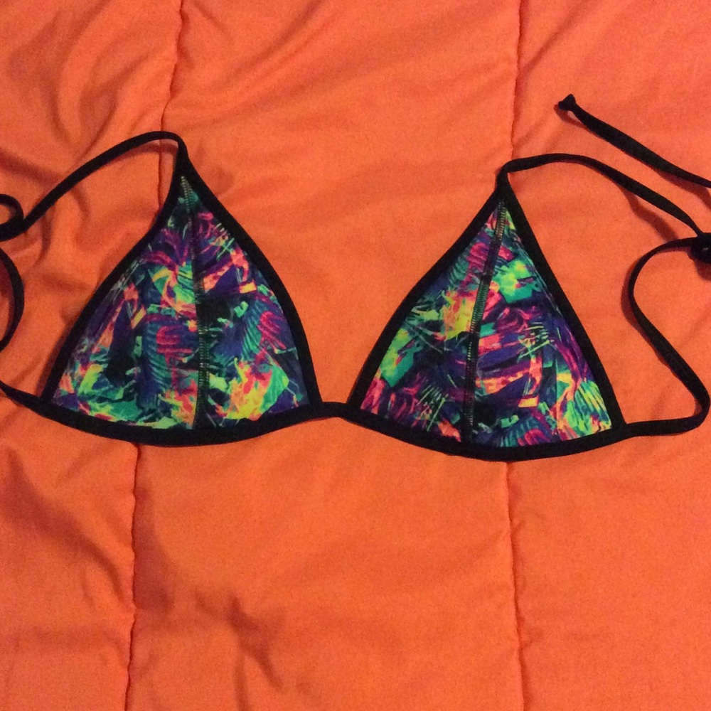 PINK Triangle Swim Top