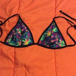 PINK Triangle Swim Top