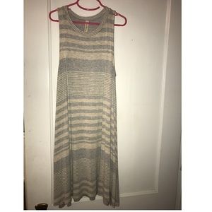 Gray shift dress