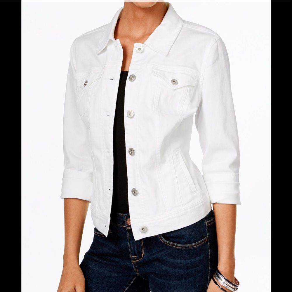 White Denim Jacket