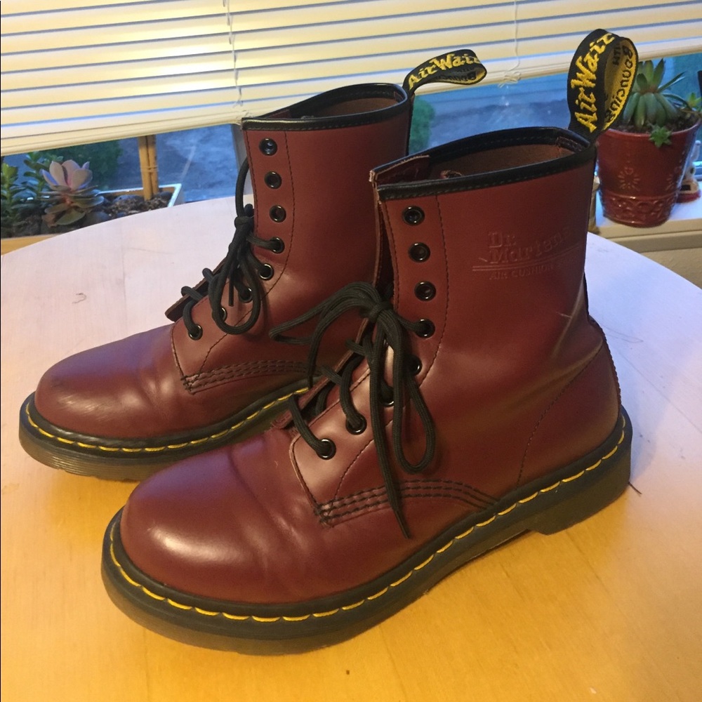 Burgundy Dr. Martins