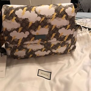 Gucci thunderbolt Gucci diaper bag