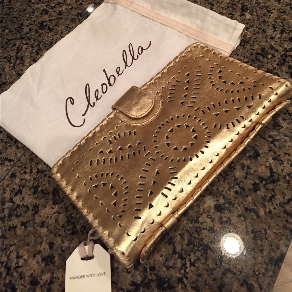 Cleobella Gold Clutch