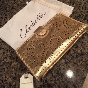 Cleobella Gold Clutch