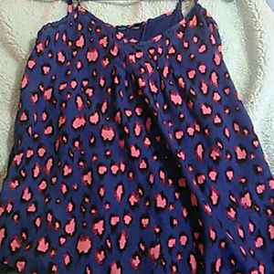 Pink & blue print shirt ??