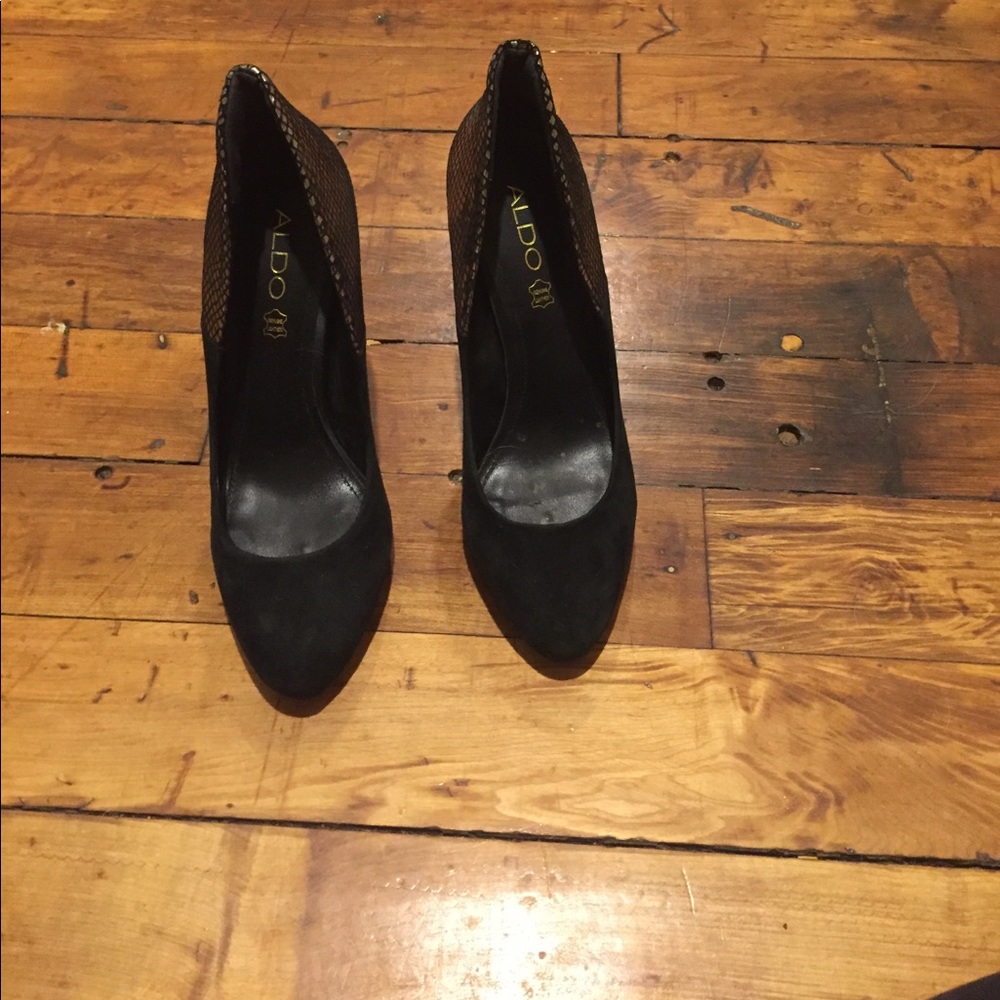 Aldo black heels