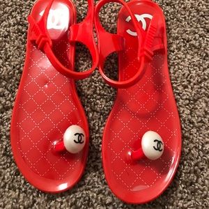 Chanel sandals size 37