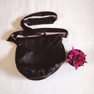 Sak Deena Leather Crossbody in Chocolate