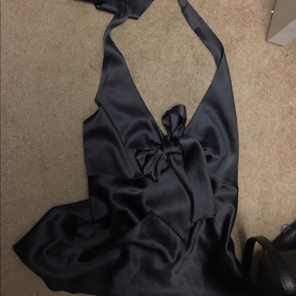 100% Silk BCBG MaxAzaria Halter Top -S