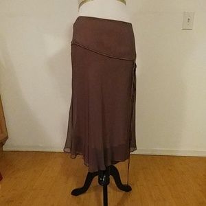 Nougat London Light Purple Silk Skirt