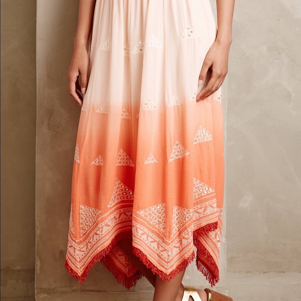 Like new Anthropologie Ombré Pyramid skirt
