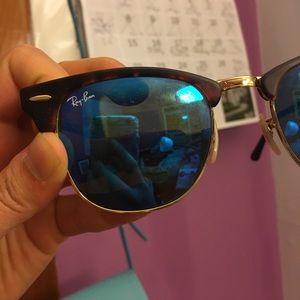 Ray-Ban blue tinted polarized sunglasses