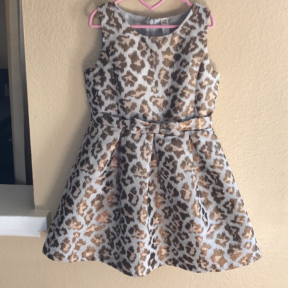 Cherokee leopard print party dress.