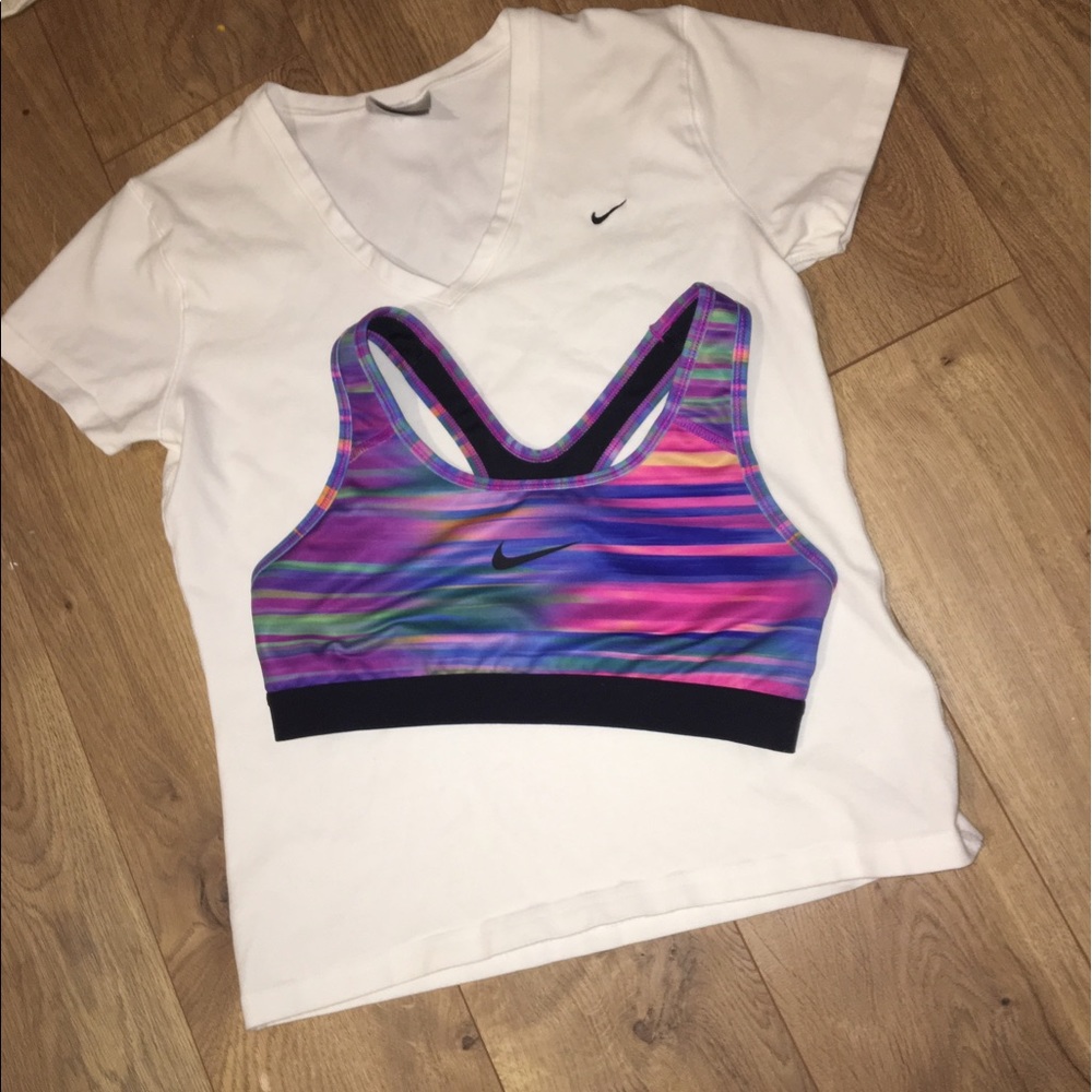 Cotton Candy Nike Sports Bra