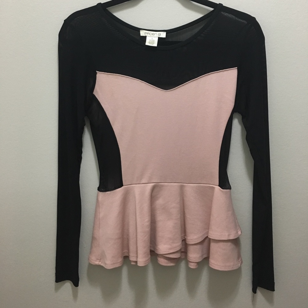 Arden b peplum top