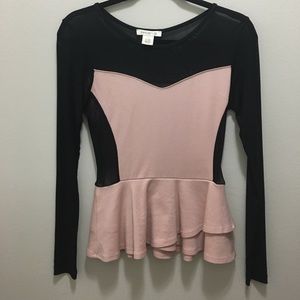 Arden b peplum top