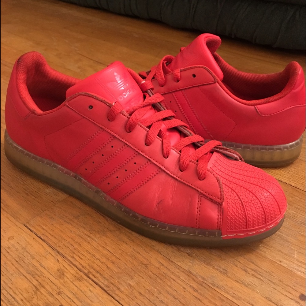 ADIDAS Originals Superstar Clear Vivid Red