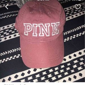 PINK baseball cap