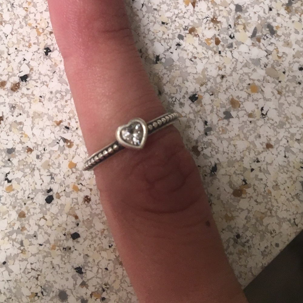 Pandora heart Diamond ring