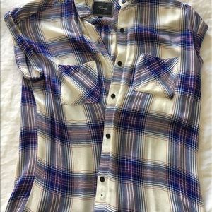Rails button up blouse