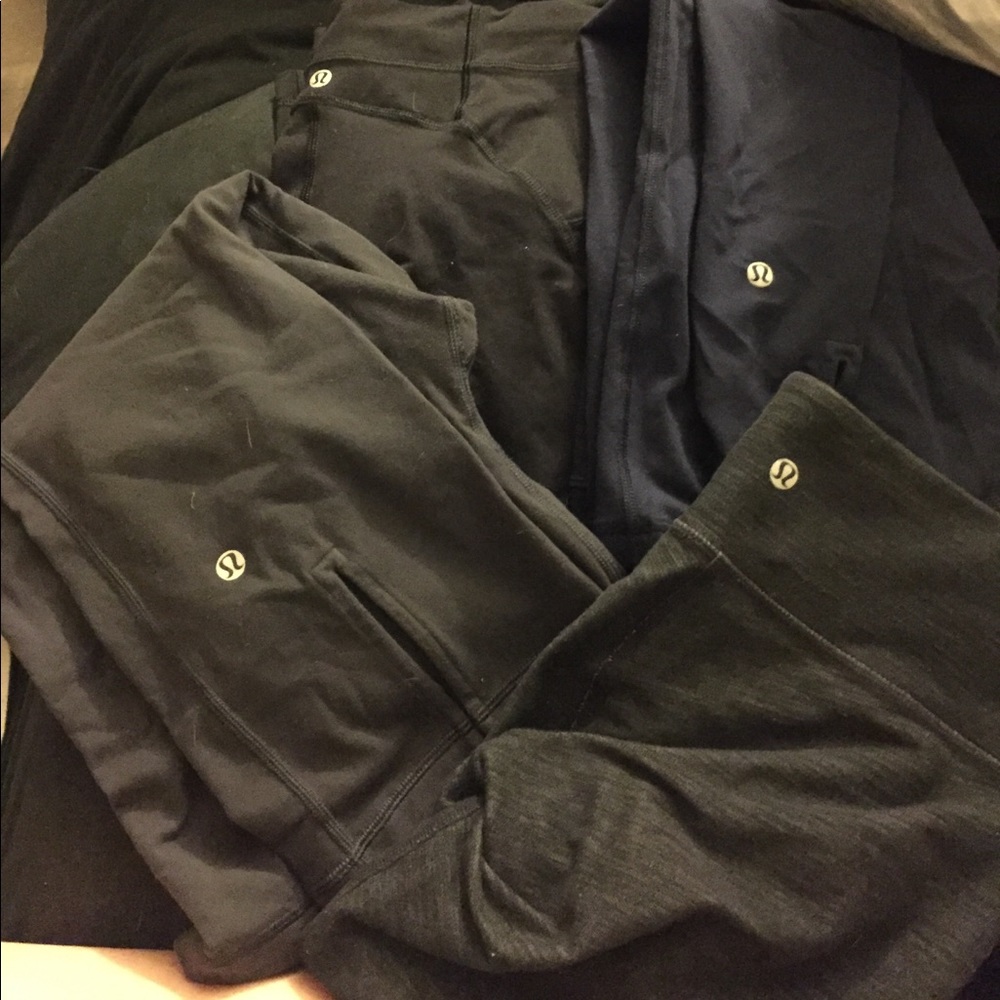 Lulu lemon 4 pack cropped leggings!