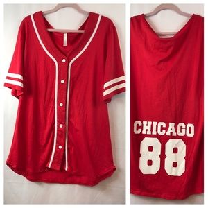 Chicago Blackhawks Red Tshirt 88 sz L