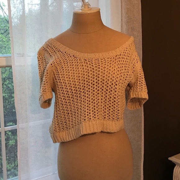 Free People Tops - Free People Crochet Crop Top