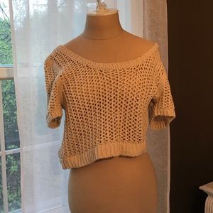 Free People Crochet Crop Top