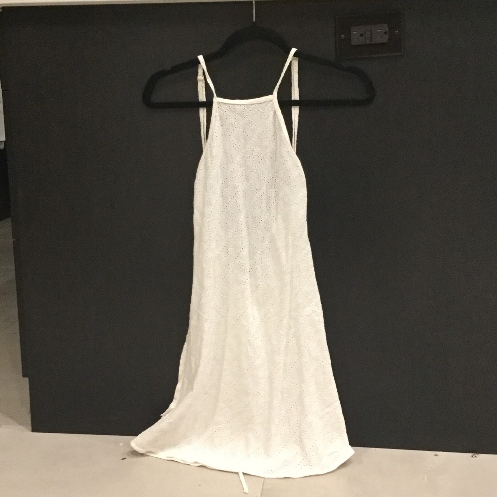 Flynn Skye White Eyelet Mini Dress