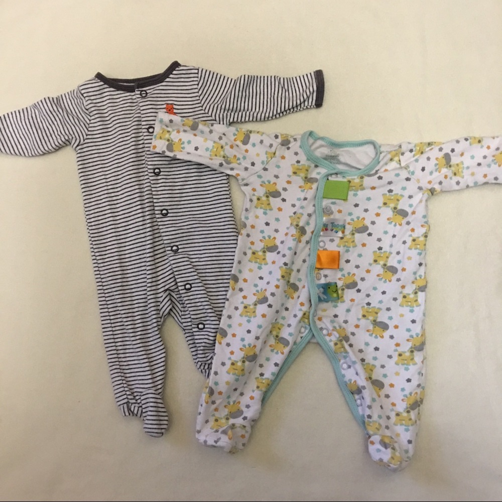 Bundle light cotton button up pjs