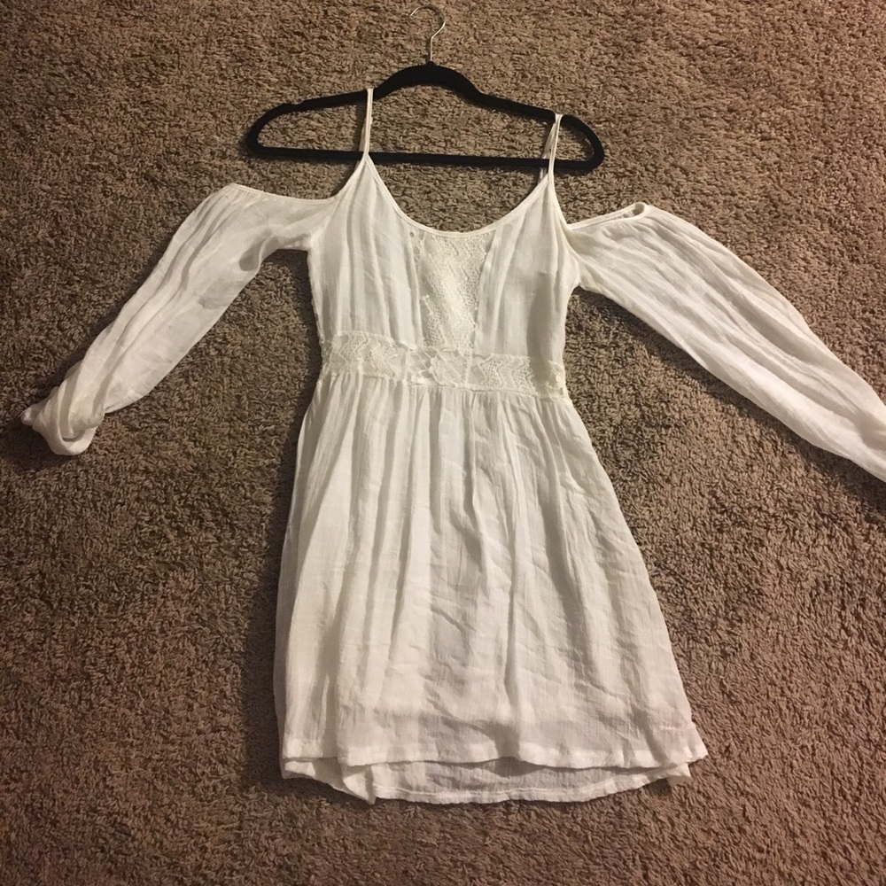 White boho dress